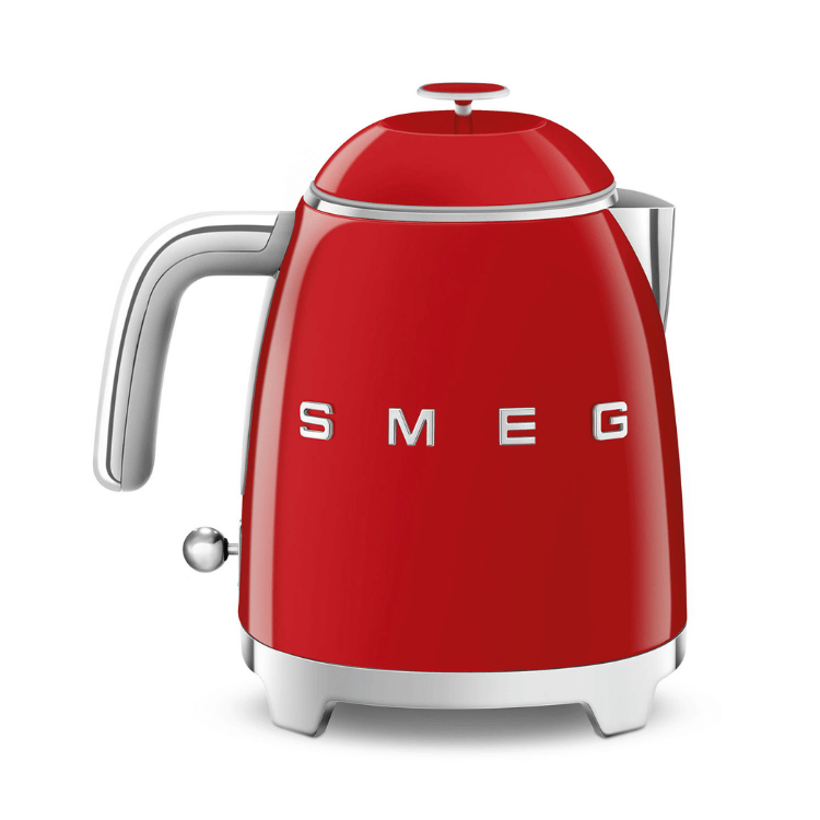 Mini Chaleira Elétrica Smeg Anni 50 0,8L Vermelho