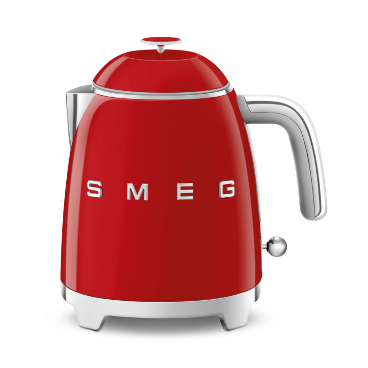 Mini Chaleira Elétrica Smeg Anni 50 0,8L Vermelho