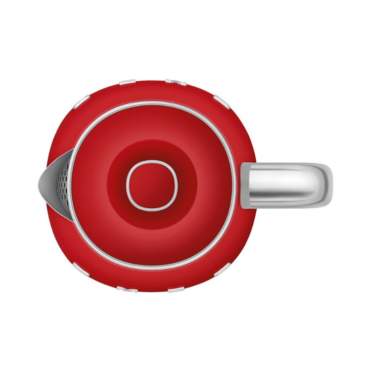 Mini Chaleira Elétrica Smeg Anni 50 0,8L Vermelho