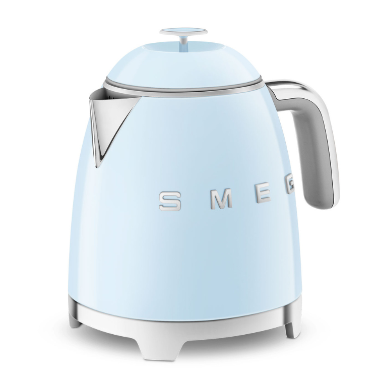 Mini Chaleira Elétrica Smeg Anni 50 0,8L Azul