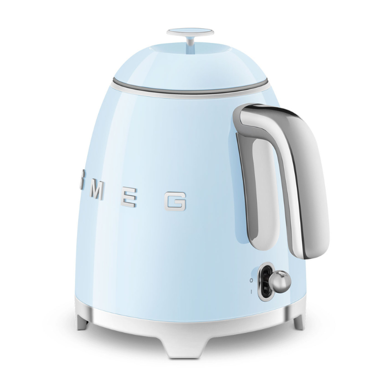 Mini Chaleira Elétrica Smeg Anni 50 0,8L Azul