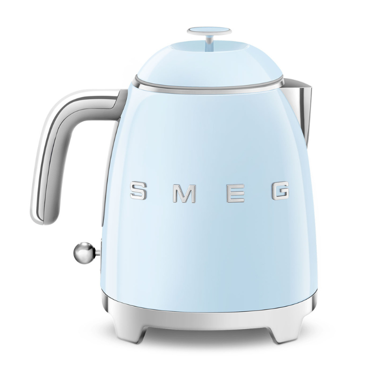 Mini Chaleira Elétrica Smeg Anni 50 0,8L Azul