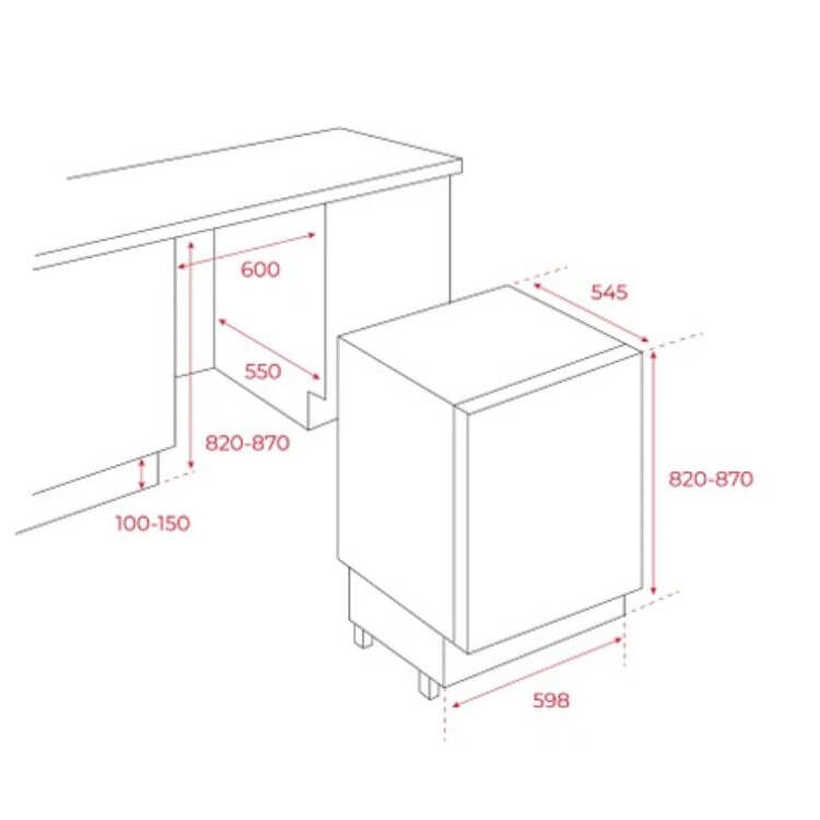 Mini Frigorífico Teka RSL41150BU 128L Branco