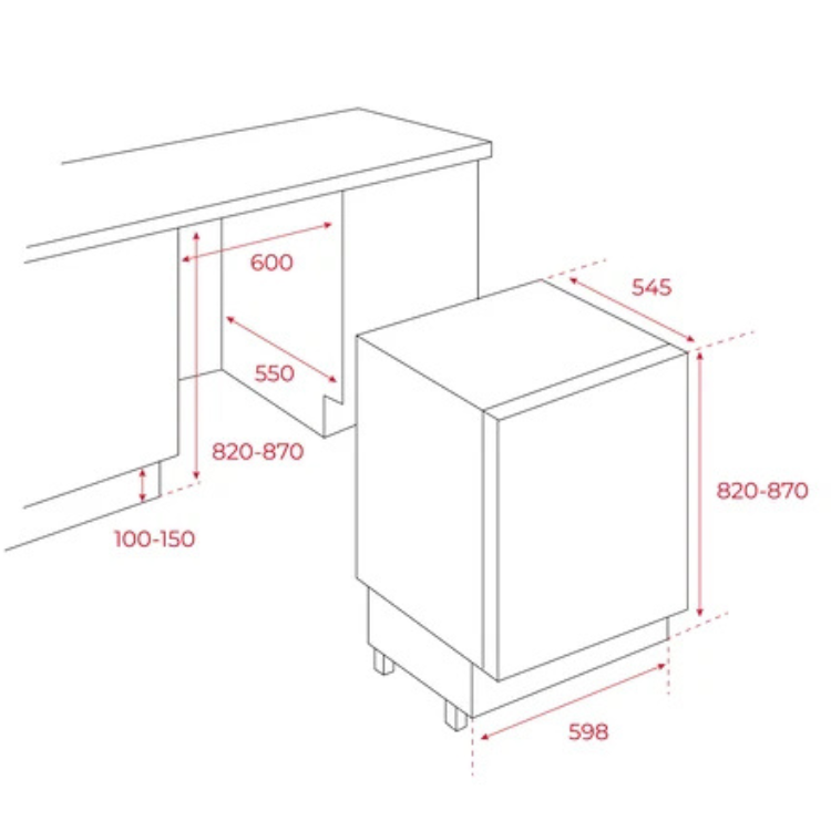 Mini Frigorífico Teka RSR41160BU 107L Branco