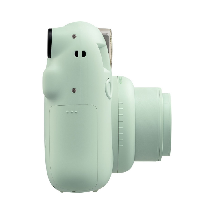Fujifilm Instax Mini 12 green instant camera back view