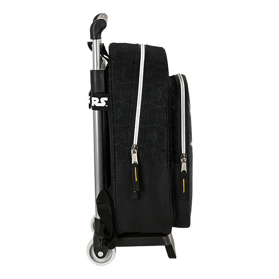 Mochila Escolar C/ Rodas Safta Star Wars Fighter Preto