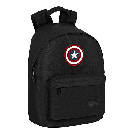 Mochila Escolar Marvel 14.1" Capitão América Preto