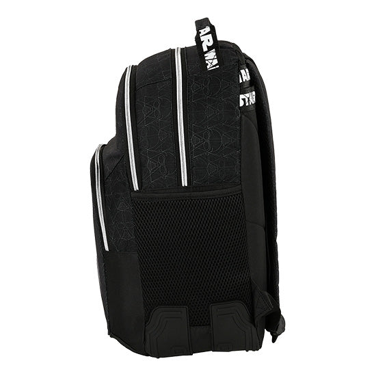 Mochila Escolar Safta Star Wars Fighter Preto