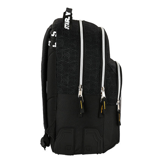 Mochila Escolar Safta Star Wars Fighter Preto
