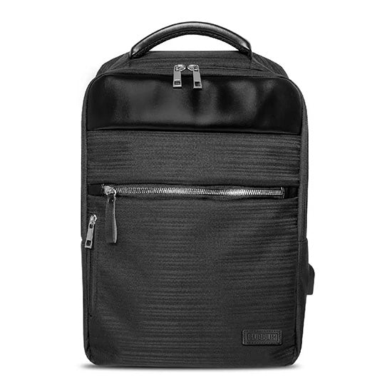 Mochila Subblim Business V2 preta com USB, para portáteis de até 15.6 polegadas.