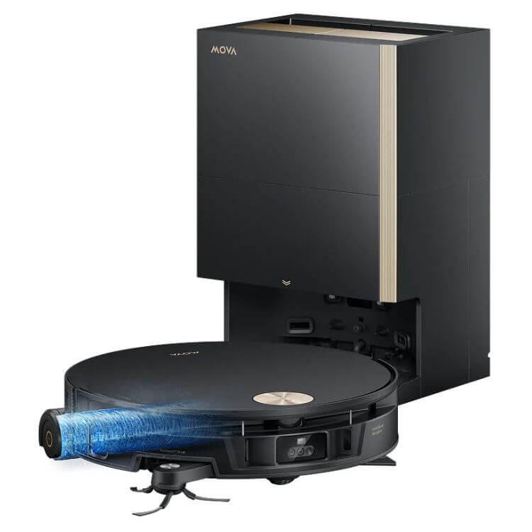 Aspirador Robot MOVA S70 Ultra Roller Preto
