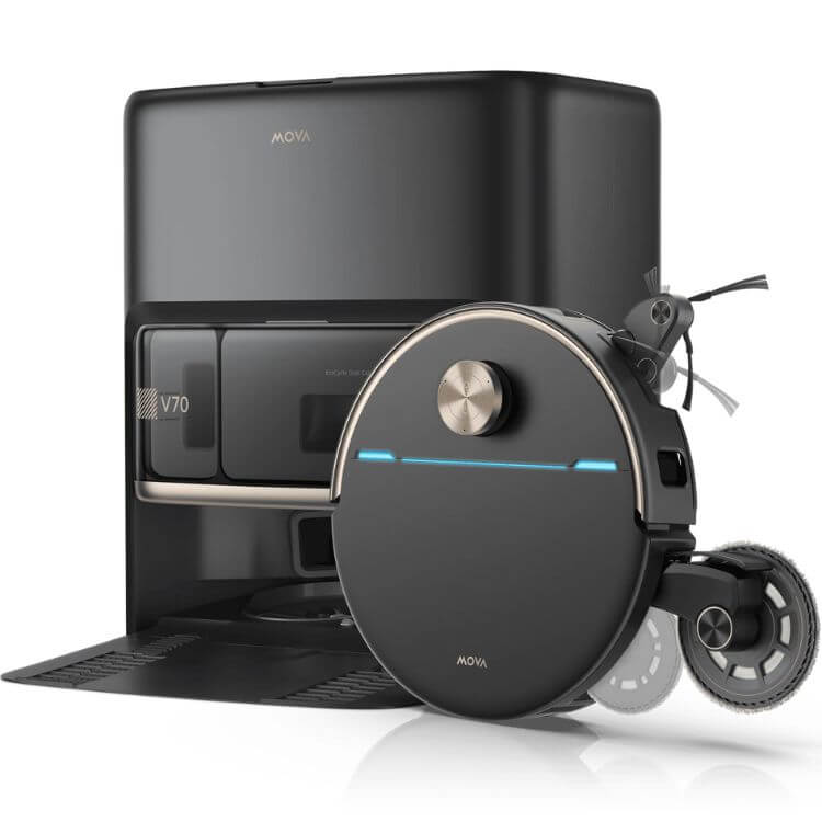 Aspirador Robot MOVA V70 Ultra Complete Preto