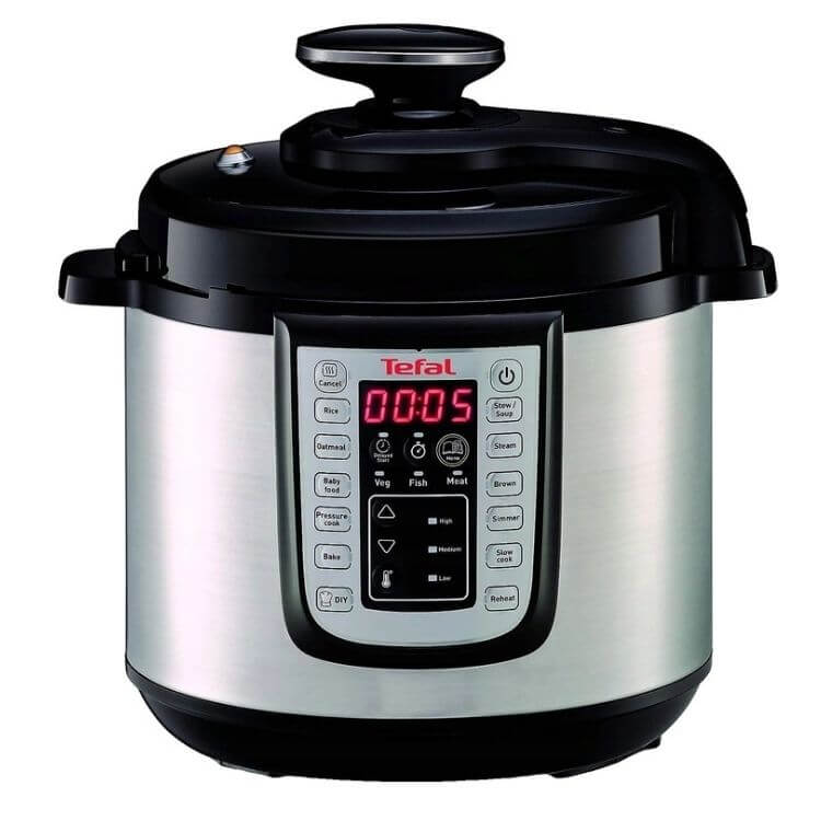 Panela de Pressão Multicooker Tefal Fast & Delicous CY505EE0 6L 1200W