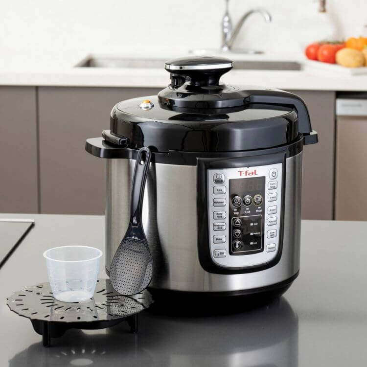 Panela de Pressão Multicooker Tefal Fast & Delicous CY505EE0 6L 1200W