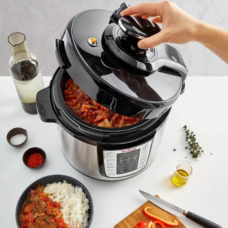 Panela de Pressão Multicooker Tefal Fast & Delicous CY505EE0 6L 1200W