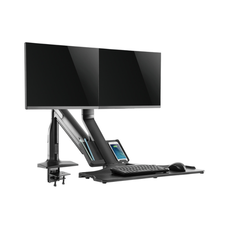 Suporte Mesa 2 Monitores NapoFix 17-27'' SW6200