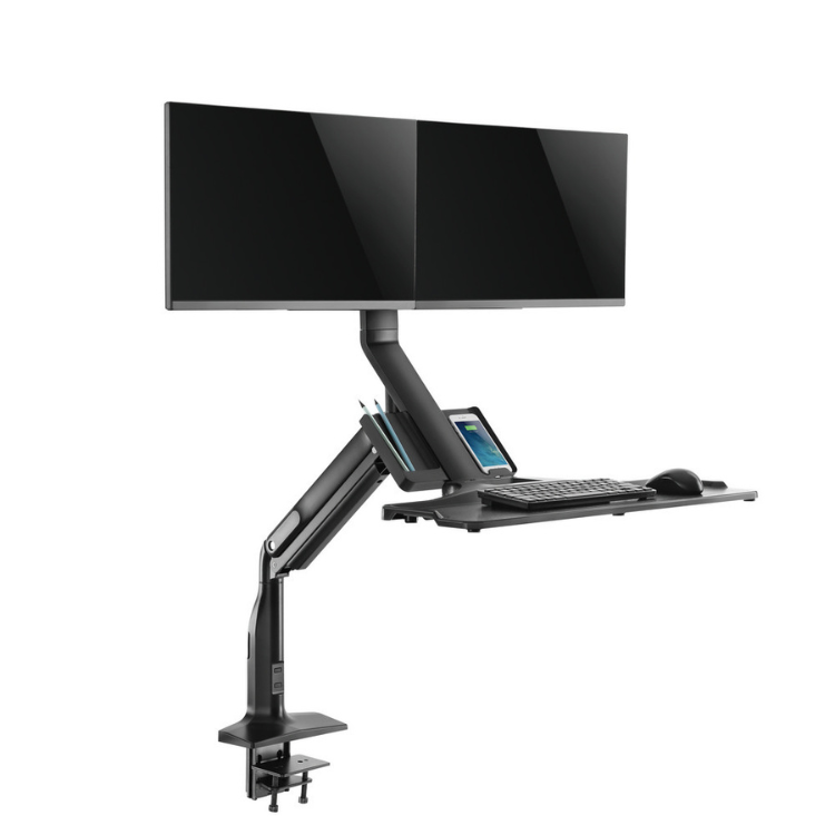 Suporte Mesa 2 Monitores NapoFix 17-27'' SW6200