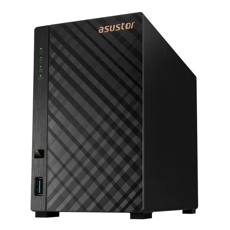 NAS Asustor AS1202T Drivestor 2 Gen2 2-Bay Realtek RTD1619B 1.7Ghz 1GB 2.5GBE USB