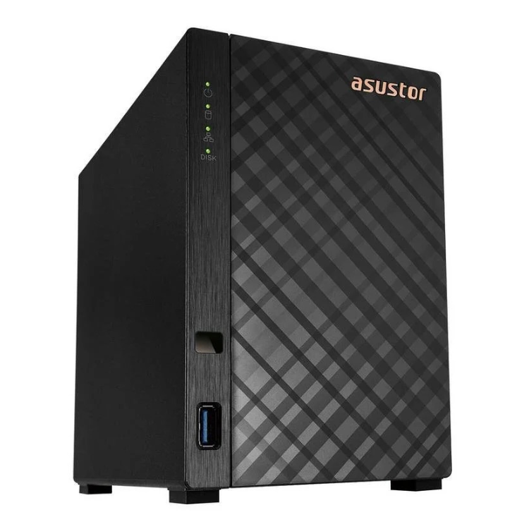 NAS Asustor AS1202T Drivestor 2 Gen2 2-Bay Realtek RTD1619B 1.7Ghz 1GB 2.5GBE USB