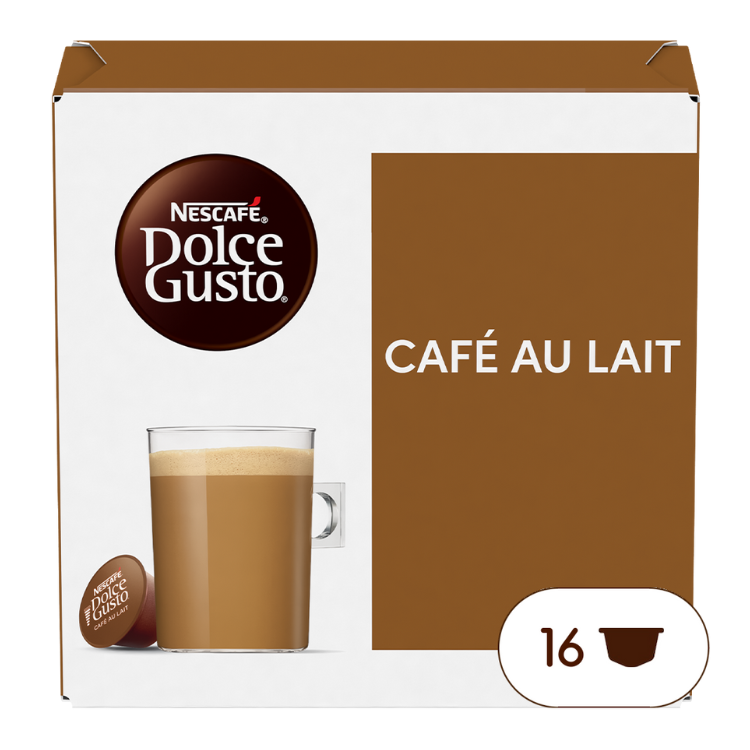 Café Nescafé Dolce Gusto Café Au Lait 16 Cápsulas