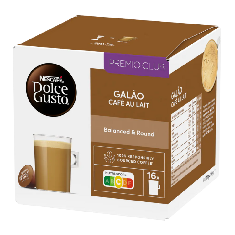 Café Nescafé Dolce Gusto Café Au Lait 16 Cápsulas