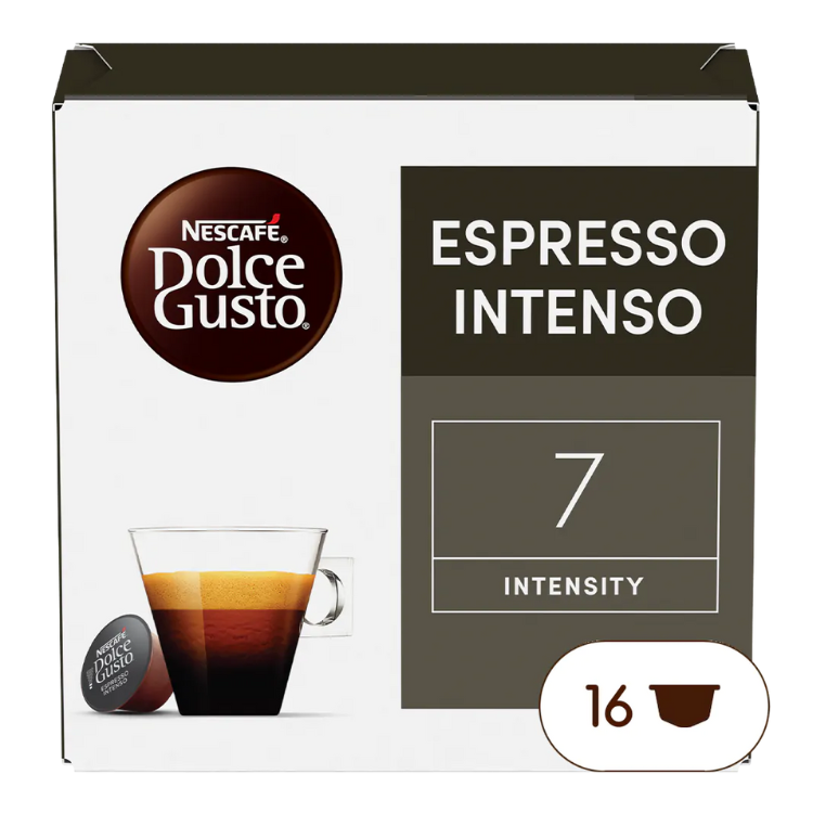 Café Nescafé Dolce Gusto Espresso Intenso 16 Cápsulas