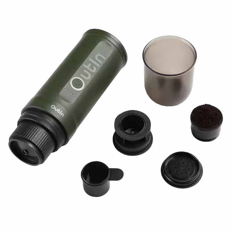 Máquina de Café Portátil Outin Expresso Nespresso Verde
