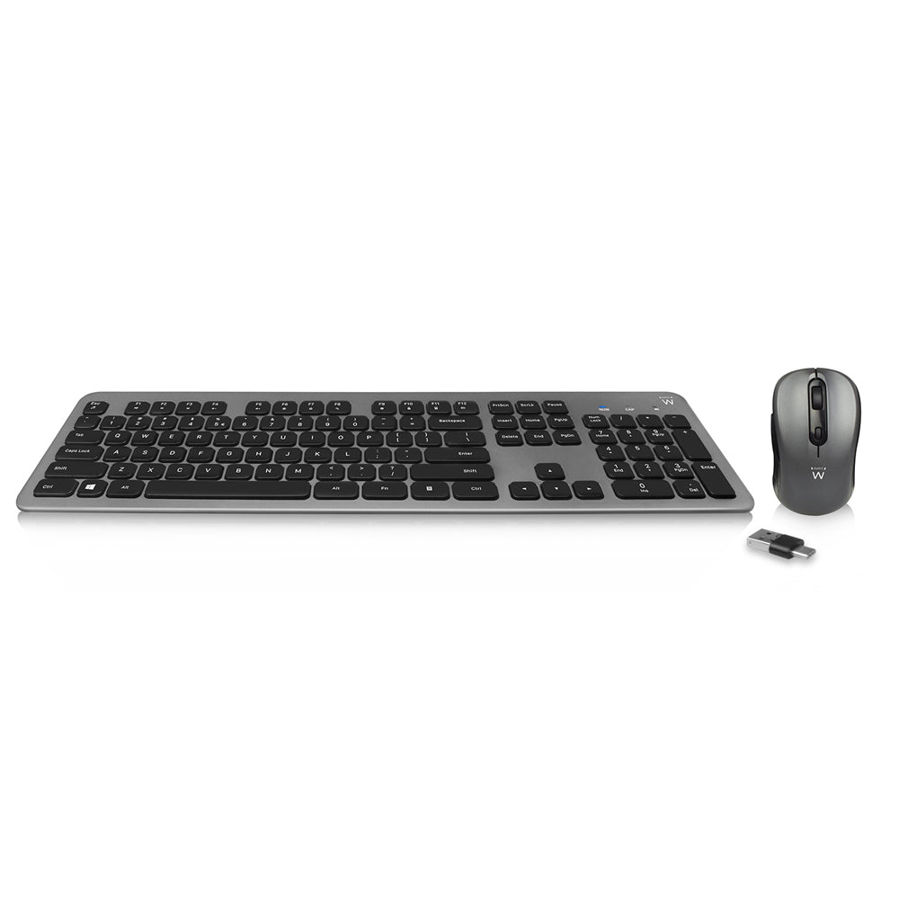 Teclado + Rato Ewent Silent Wireless