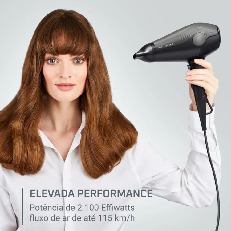 Pack Secador e Modelador Rowenta CV6430F0 + CF322LF0 Iónico Keratin & Glow Preto