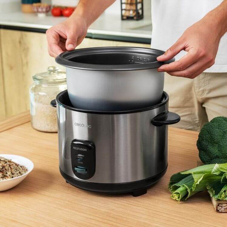 Panela de Arroz Cecotec RiceFusion 7000 Inox 1,8L 700W <