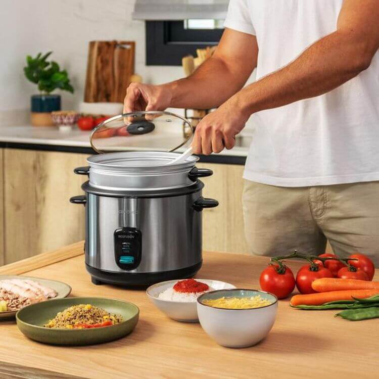 Panela de Arroz Cecotec RiceFusion 7000 Inox 1,8L 700W <