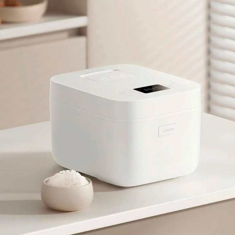 Panela Elétrica p/ Arroz Xiaomi Multifuncional 4L Branco