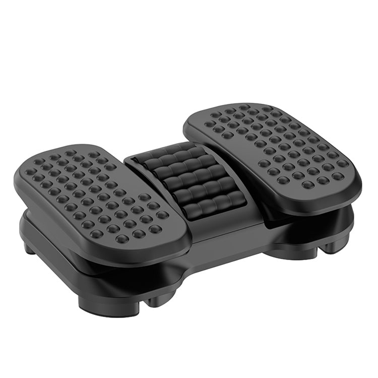 Base Ergonómica Inclinável para pés NapoFix ERGO450, preta, com texturas para apoio confortável.