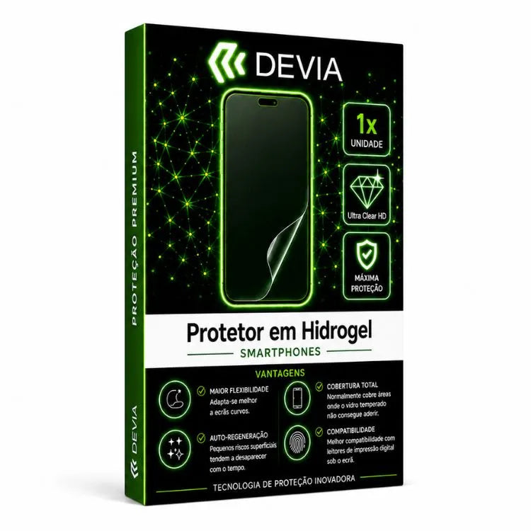 Protetor de Ecrã Hidrogel Devia Ultra Clear HD Maxcom MM34