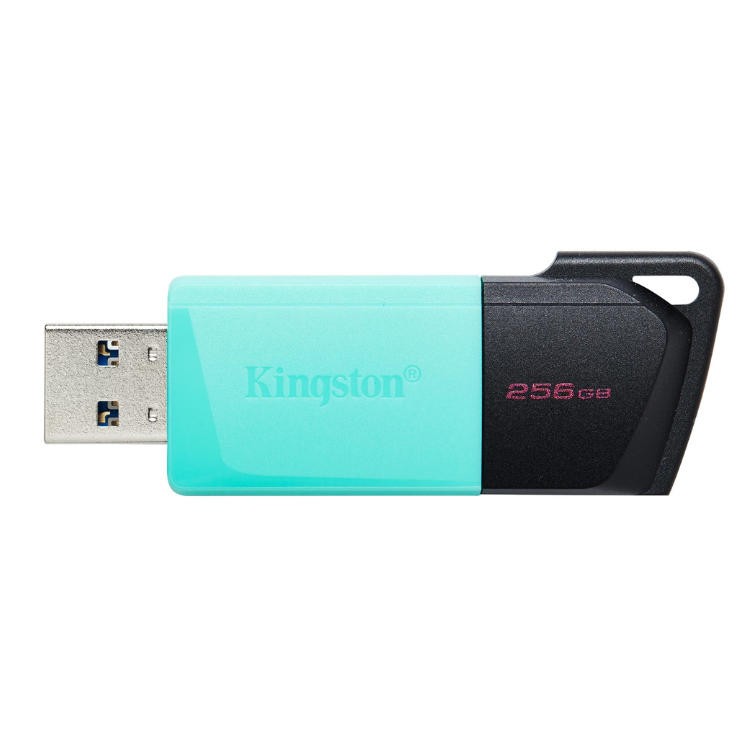 Pen Drive Kingston DataTraveler Exodia M 256GB USB 3.2 Preto e Azul