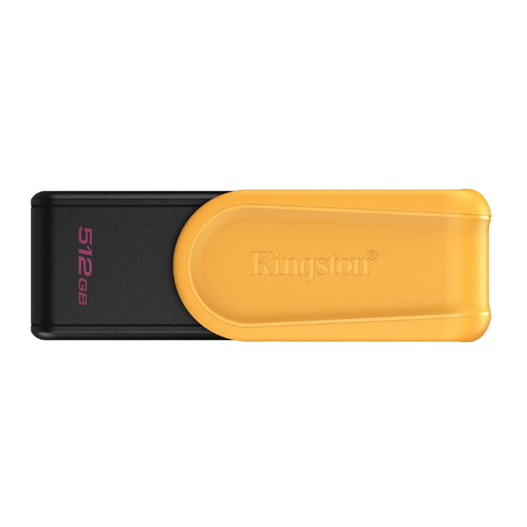 Pen Drive Kingston DataTraveler Exodia S 512GB USB 3.2 Preto e Amarelo