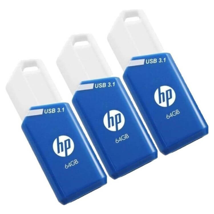 Pen Drive HP X755W 64GB USB 3.1 Pack 3