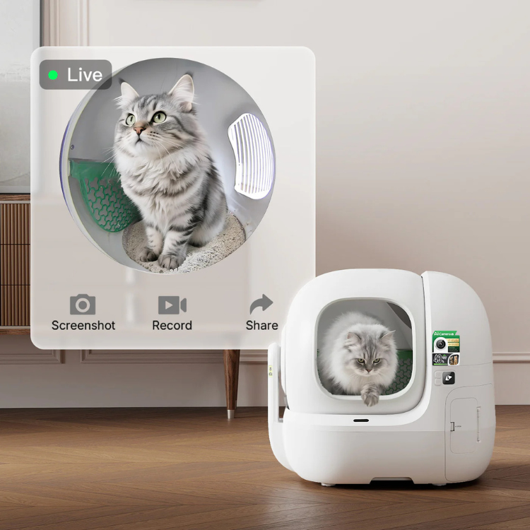 Caixa de Areia Inteligente Petkit Purobot Max Pro Self-Cleaning Cat Litter Box