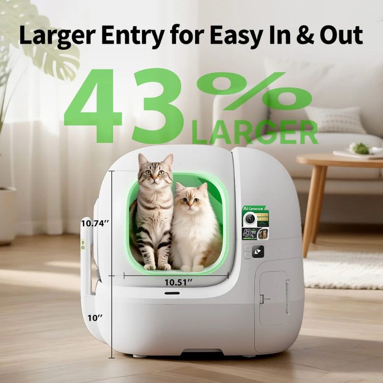 Caixa de Areia Inteligente Petkit Purobot Max Pro Self-Cleaning Cat Litter Box