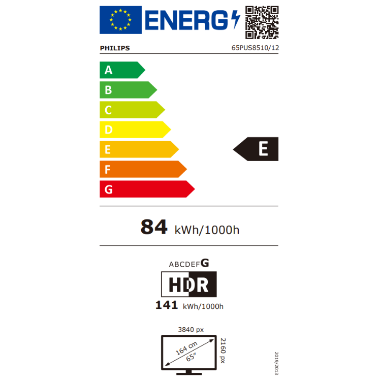 Televisão Philips 65PUS8510 2025 Smart TV 4K QLED Ambilight 65"