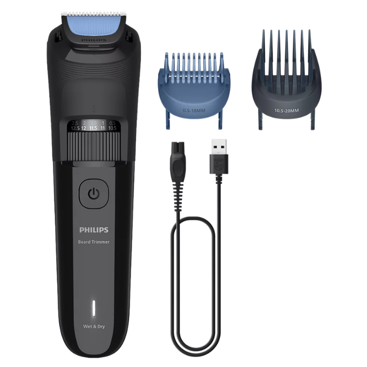Aparador de Barba e Cabelo Philips Beard Trimmer 3000 Series