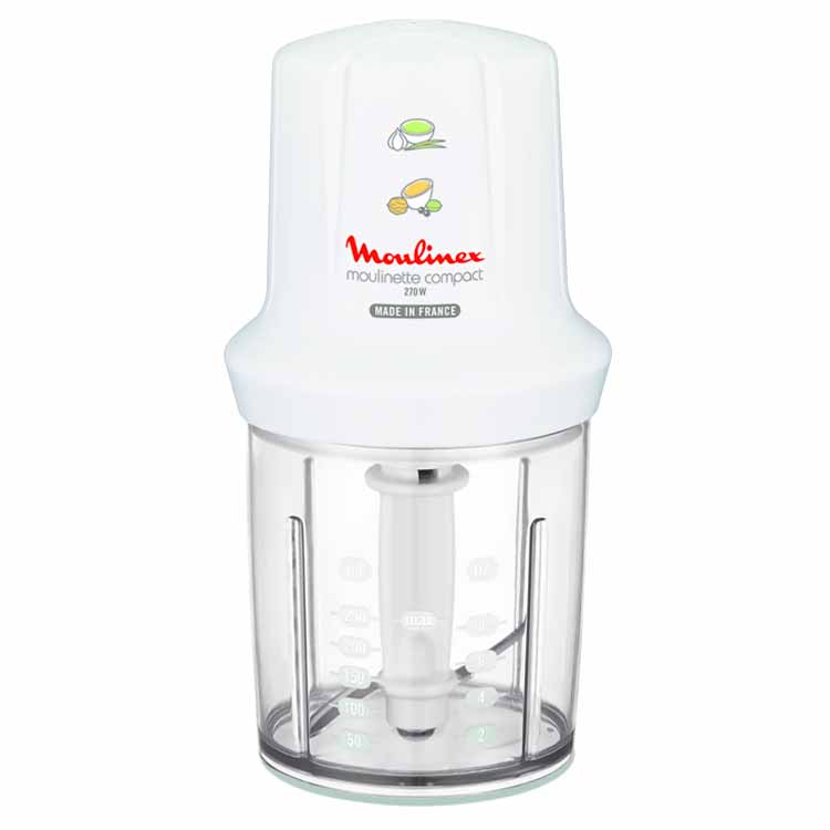 Picadora Moulinex Moulinette Compact DJ300110 270W 250 ml Branco