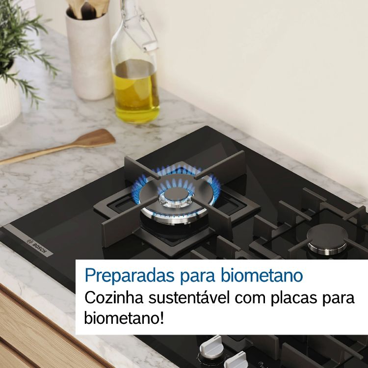 Placa de Gás Bosch Serie 8 PRB3A6I40 2 Zonas 30cm