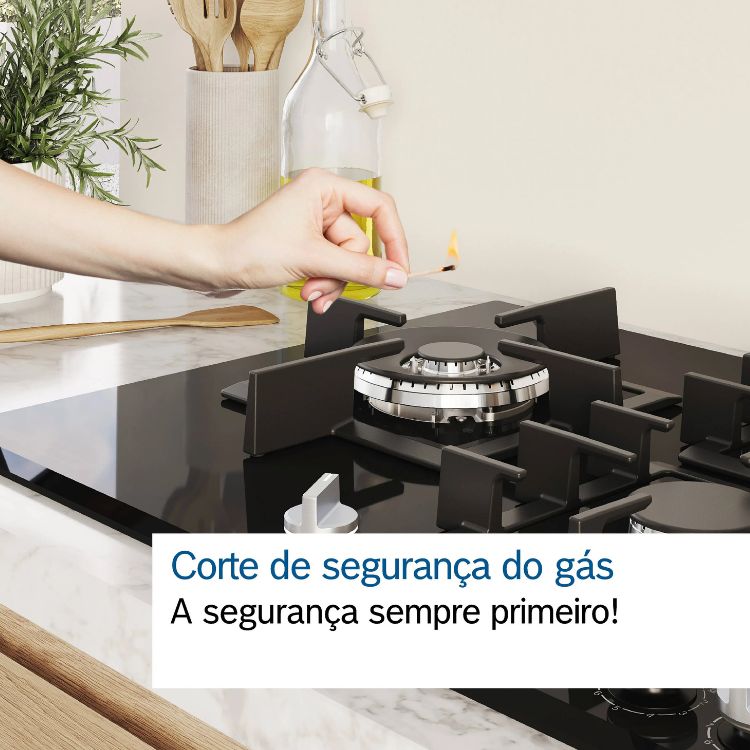 Placa de Gás Bosch Serie 8 PRB3A6I40 2 Zonas 30cm