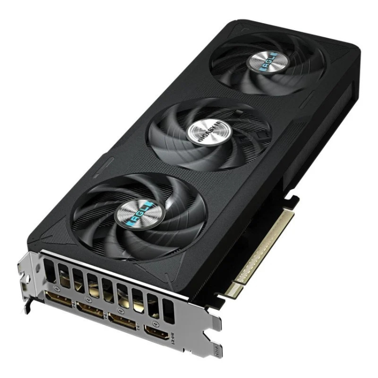 Gigabyte NVIDIA GeForce RTX 5060 Eagle Max OC 8GB GDDR7 graphics card, black, triple fan.