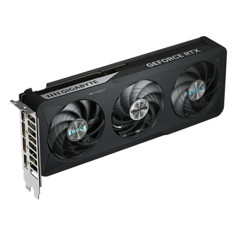 Gigabyte GeForce RTX 5060 Eagle Max OC 8GB GDDR7 graphics card, black, triple fan.
