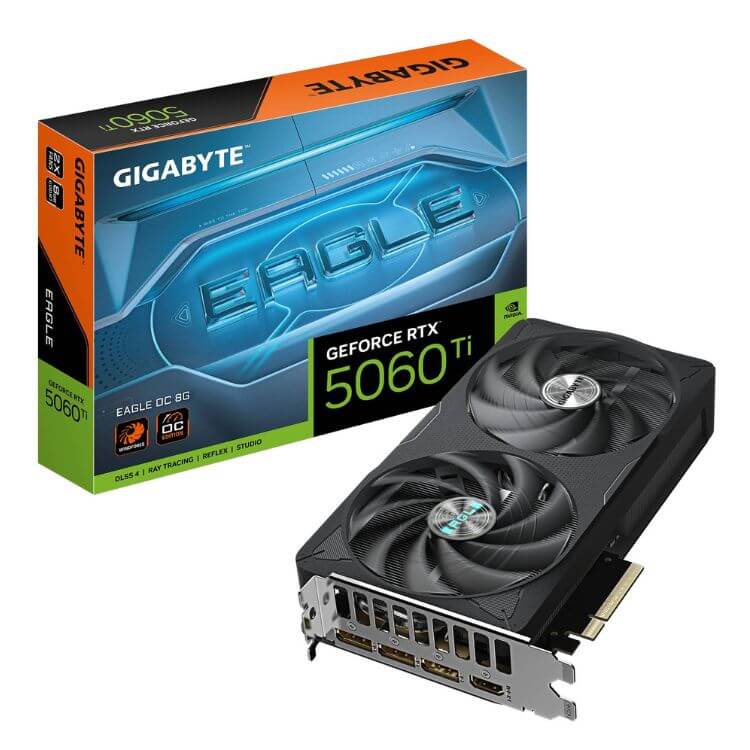 Placa Gráfica Gigabyte GeForce RTX 5060 TI Eagle OC 8GB GDDR7 DLSS4