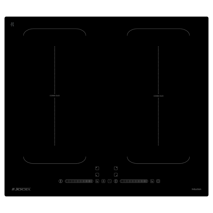 Placa de Indução Jocel JP4EIC008893 7400W 4 Zonas 59cm