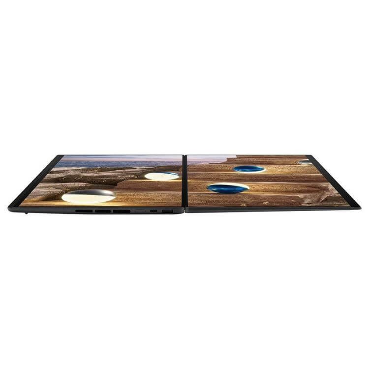 Portátil ASUS Zenbook Duo UX8407AA 14" Ultra 9-386H 32GB/1TB Windows 11 Pro Cinzento - Oferta Sleeve + Caneta Stylus