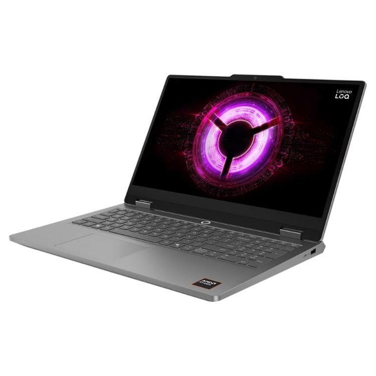 Portátil Lenovo LOQ Gaming 15ARP11-136 cinzento, 15.6 polegadas, pronto para jogar e produzir.